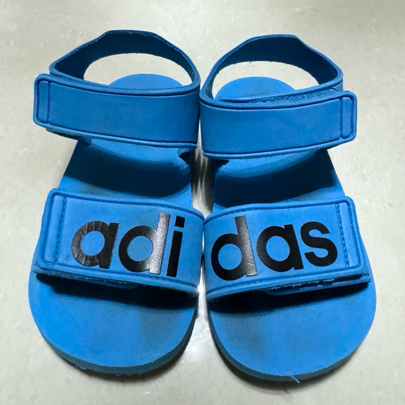 二手 Adidas kids baby 沙灘涼鞋 originals 專櫃門市購入