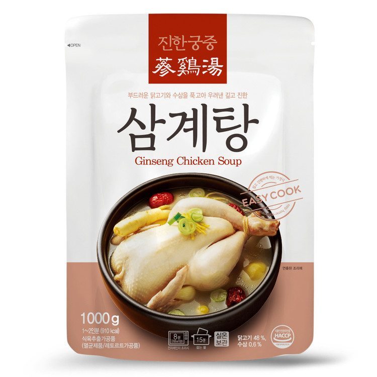 韓國 真韓傳統宮中化骨蔘雞湯 (1000g/包)