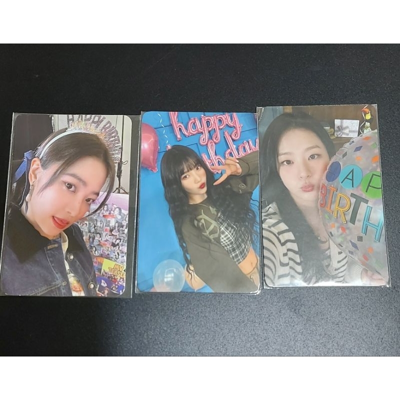 [售]Red Velvet birthday MUMO特典小卡 Seulgi Yeri JOY