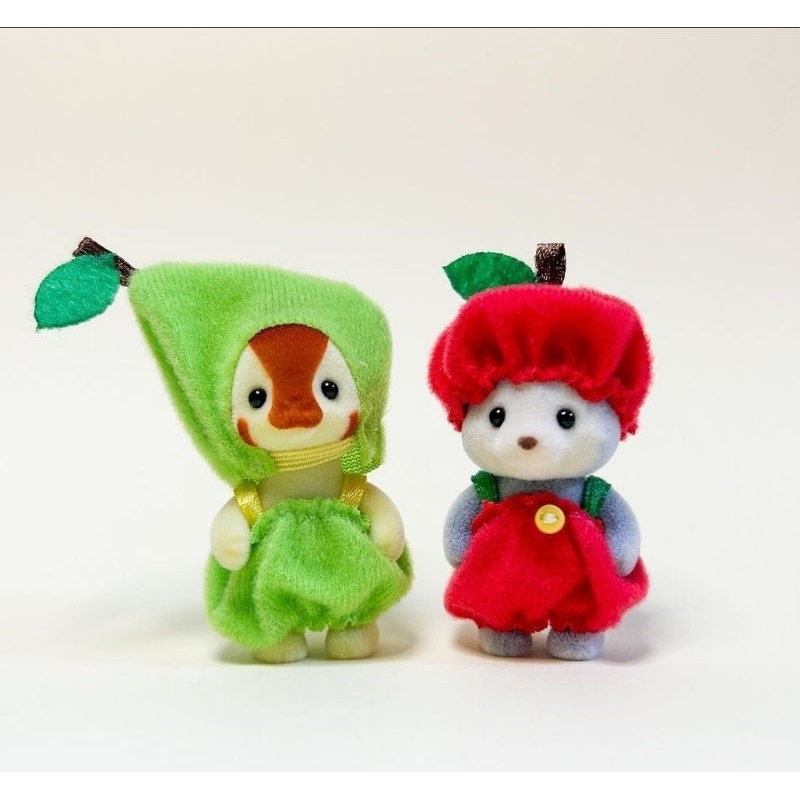 森林家族 日本會員限定 水果寶寶抽包系列 蘋果 櫻桃 波斯貓