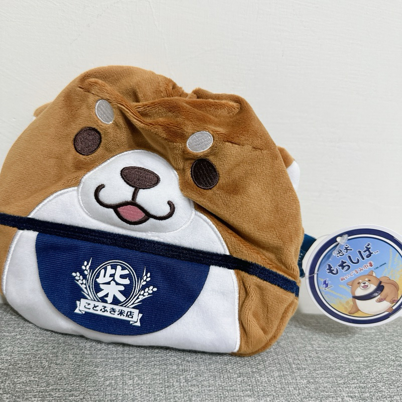 🍎優惠 現貨🍎日本 立體耳朵 禮物袋 柴犬抽繩束口袋 化妝包 萬用包 收納包 柴犬包 造型包 小狗