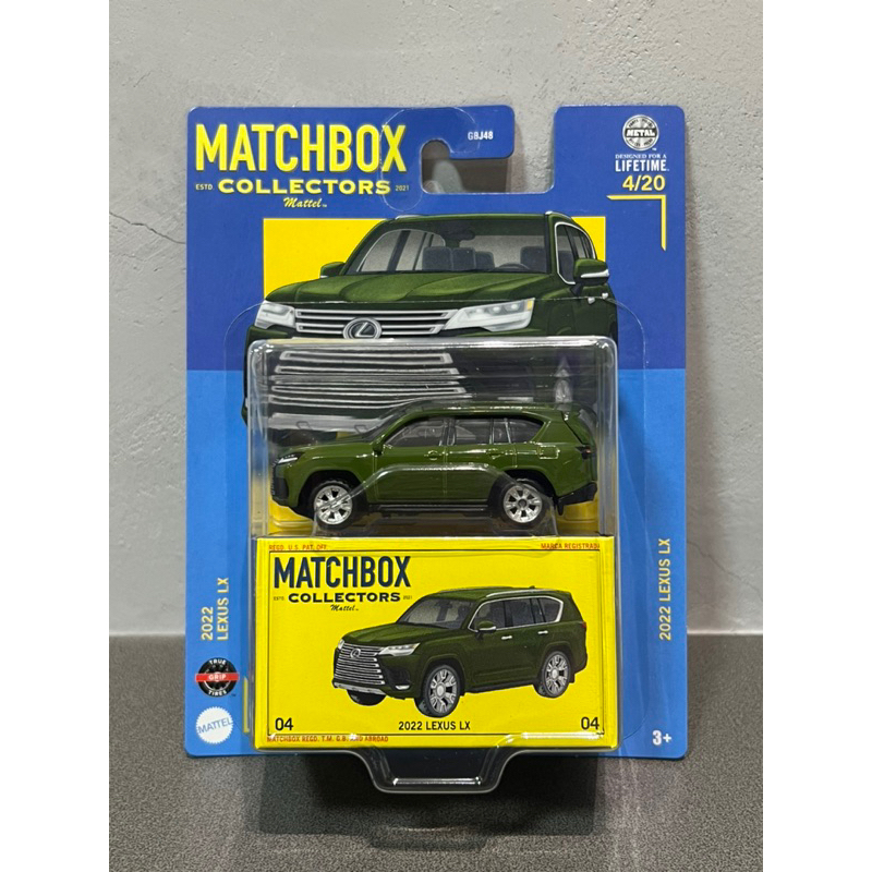 Matchbox Collectors 火柴盒 收藏家 收藏小車 2022 Lexus LX 凌志 休旅車 膠胎 精裝