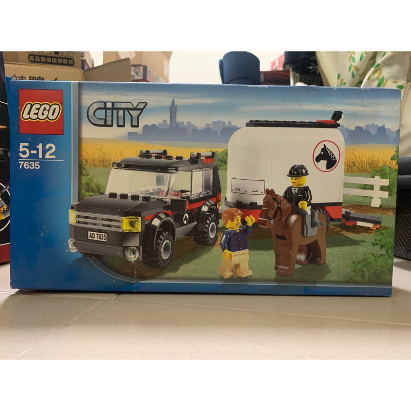 自己收藏非商家」全新未拆樂高 LEGO 7635 四驅載馬拖車