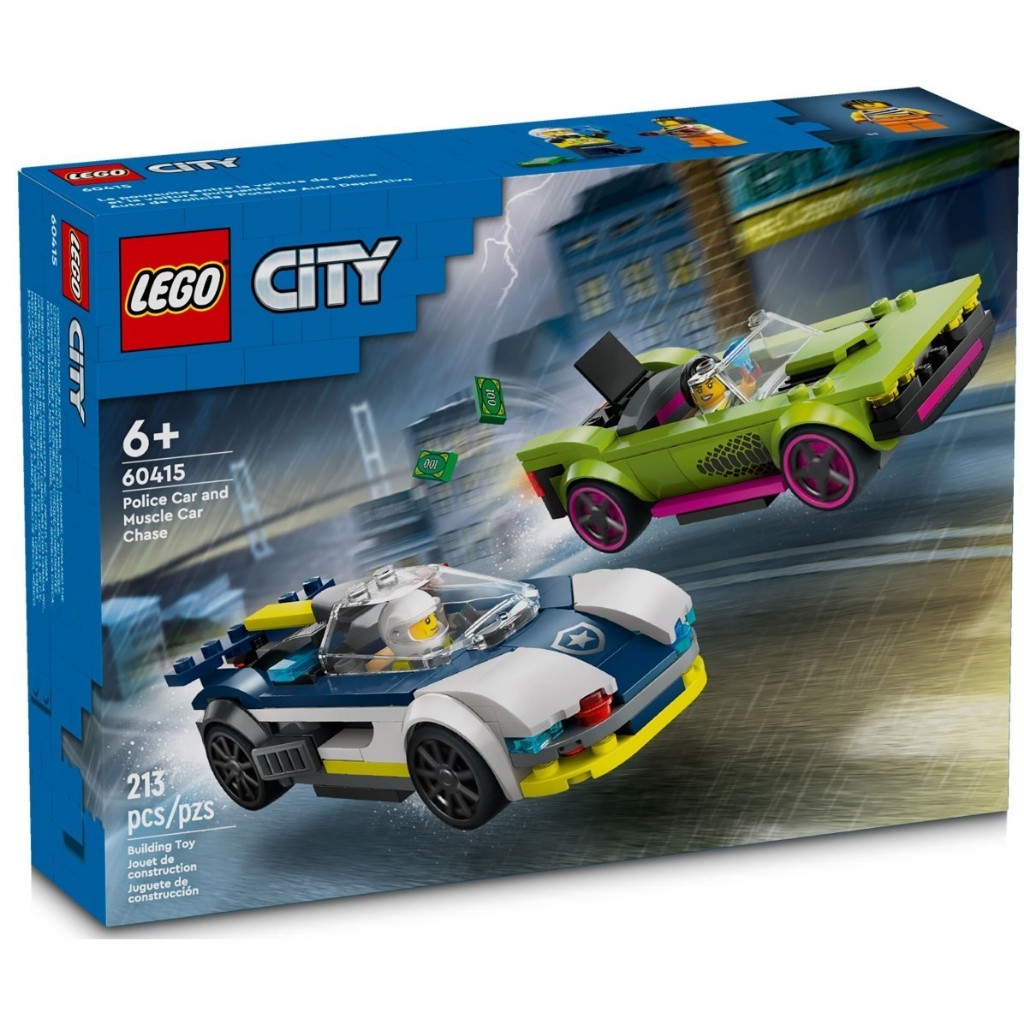 LEGO 60415 警車和肌肉車追逐戰《熊樂家 高雄樂高專賣》City 城市系列