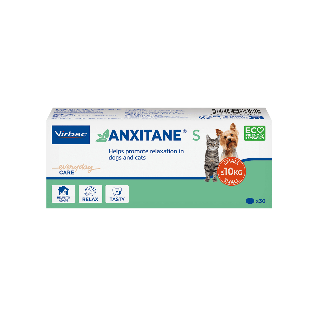 法國 維克 Virbac Anxitane S 安麗寧 S 30錠 / 犬貓專用，舒緩動物恐懼、焦慮等不安情形