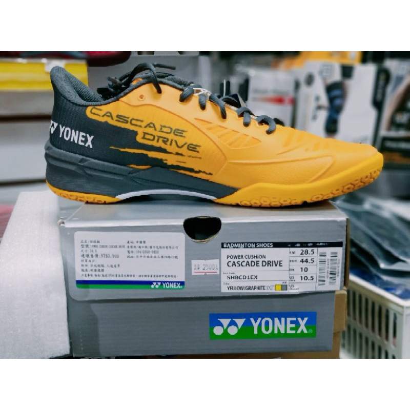 yonex 羽球鞋 SHBCD1 黃灰色 28.5號 CD1