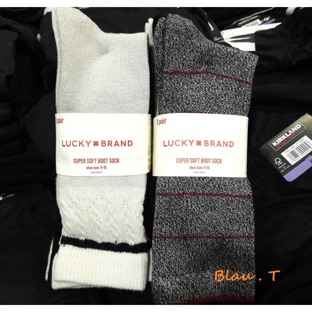 【全新品】Lucky Brands 女室內保暖中長襪 六入組 女中長襪 女襪 女室內襪 好市多代購 COSTCO