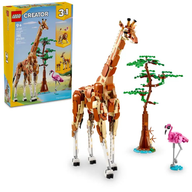 【台南樂高 益童趣】LEGO 31150 野生動物園動物 創意系列 樂高3合1 長頸路 羚羊 獅子