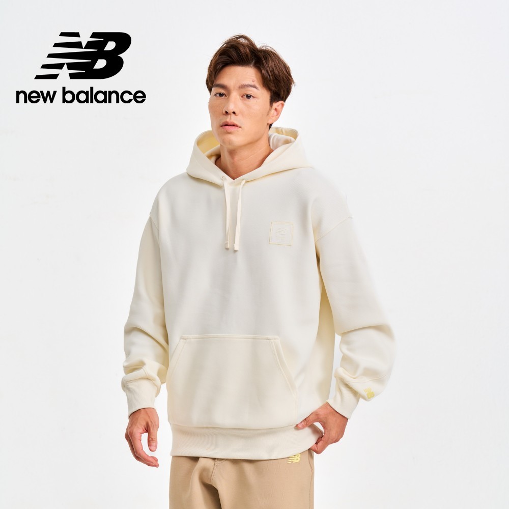 【New Balance】 NB SDS厚磅連帽長袖上衣_男性_米杏色_AMT41351CIC