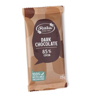 立陶宛百年品牌國寶級巧克力 | 露特 85% 經典黑巧克力 (25公克 隨手包)