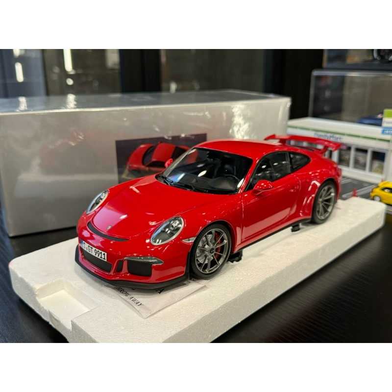 1/18 Porsche 原廠精品 Minichamps 911 991.1 GT3 RS 紅 絕版 稀有
