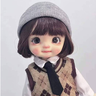 【台灣現貨+發票】 STODOLL 官方授權 正品保證 6分娃頭 酒窩 開心松鼠 6分娃娃 BJD 大白好物