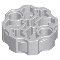 LEGO 樂高 二手零件 98585  31511 圓形軸連接器塊，星際大戰  幻影忍者（英雄工廠武器桶）