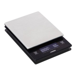 《HARIO》V60 手沖咖啡不銹鋼電子秤 手沖咖啡專用秤 電池款(VSTMN-2000HSV)