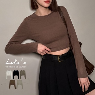 LULUS/實穿100磨毛短版上衣５色【A01230765】240104