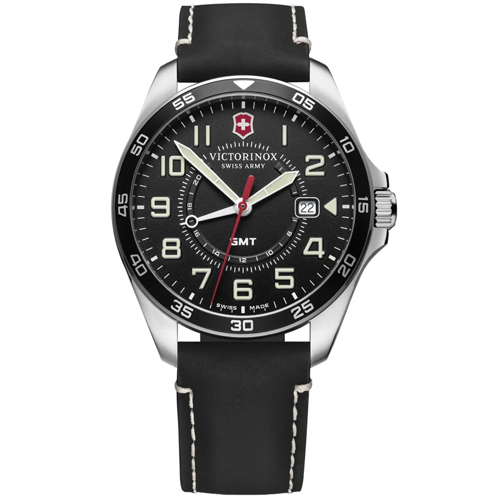【私聊甜甜價】VICTORINOX瑞士維氏 Fieldforce 經典GMT腕錶 VISA-241895