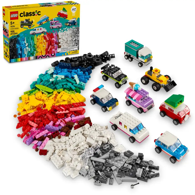 【台南樂高 益童趣】LEGO 11036 創意車輛 經典系列 Classic 經典套裝 樂高創意桶 輪子很多