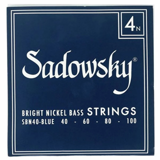 Sadowsky｜Blue Label 藍標 40-100 鎳弦 貝斯套弦【世品樂器】