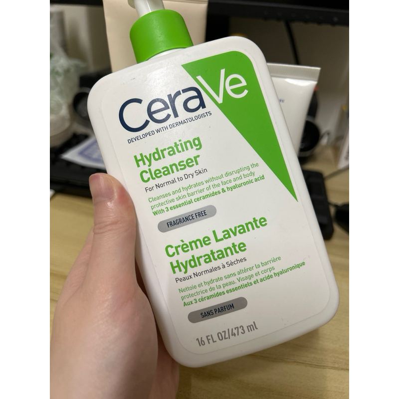 CeraVe 適樂膚 輕柔保濕潔膚露 473ml 二手 九成新 敏感肌