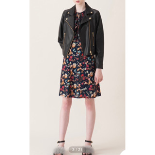 Burberry blue label (m)羊皮外套
