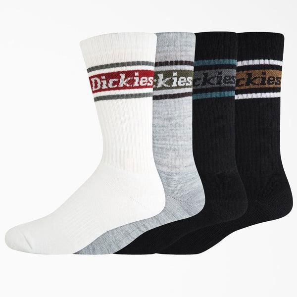 【DICKIES】男版 TA663301-1122 STRIPE SOCKS 4 PACK 中筒襪 / 小腿襪 (四入)