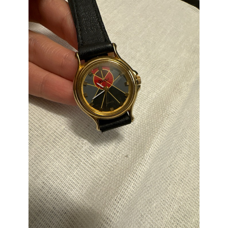 近新 庫存復古老錶 真皮女錶 類似Omega設計款