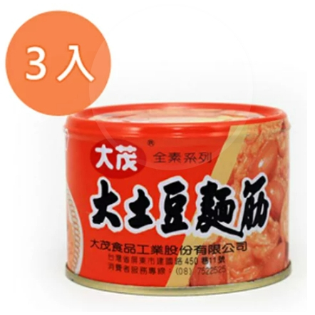 【大茂】大土豆麵筋 易開罐 3入/組 (170g)