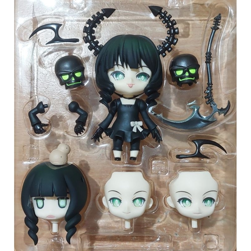 日版 黑岩射手 死神鐮刀 死亡大師 BLACK★ROCK SHOOTER gsc 黏土人 128 包包 小惡魔翅膀骷髏頭