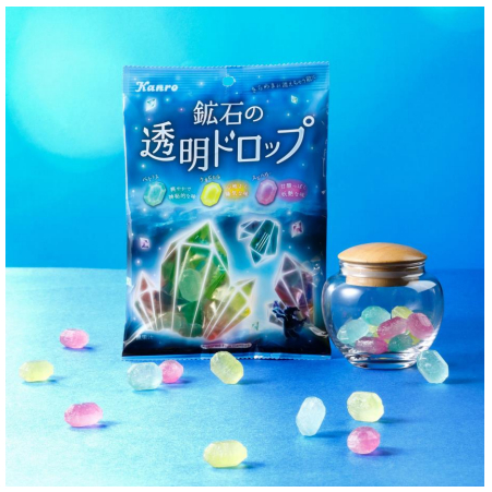 甘樂 kanro 透明礦石糖 水果糖 草莓糖果 百菓屋 進口零食 日本零食 日本水果糖 日本糖 喜糖 迎賓糖