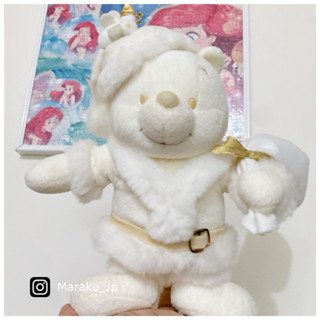 二手收藏品🇯🇵早期老物 Disney 日本迪士尼 小熊維尼 維尼 跳跳虎 白色維尼 娃娃 聖誕節 冬季限定