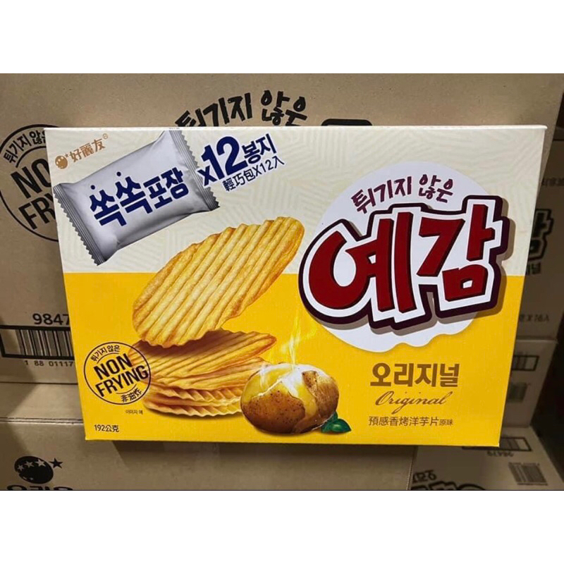 韓國🇰🇷好麗友原味預感洋芋片(12入家庭號)
