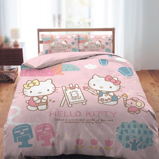 天絲 KITTY床包組 台灣製/KITTY床單 天絲床包 單人床包 雙人床包 兩用被 薄被套 涼被 萊賽爾纖維