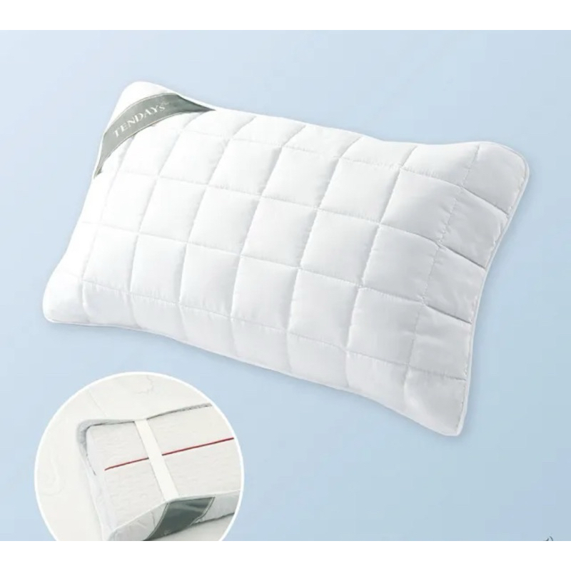 ［全新］TENDAYS 備長炭枕用保潔墊(枕頭用、鬆緊帶式、單入)