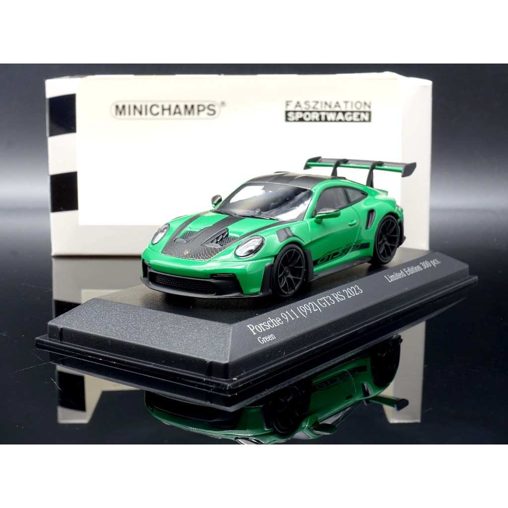 【M.A.S.H】現貨特價  Minichamps 1/43 Porsche 992 GT3 RS 2023 綠 黑輪0