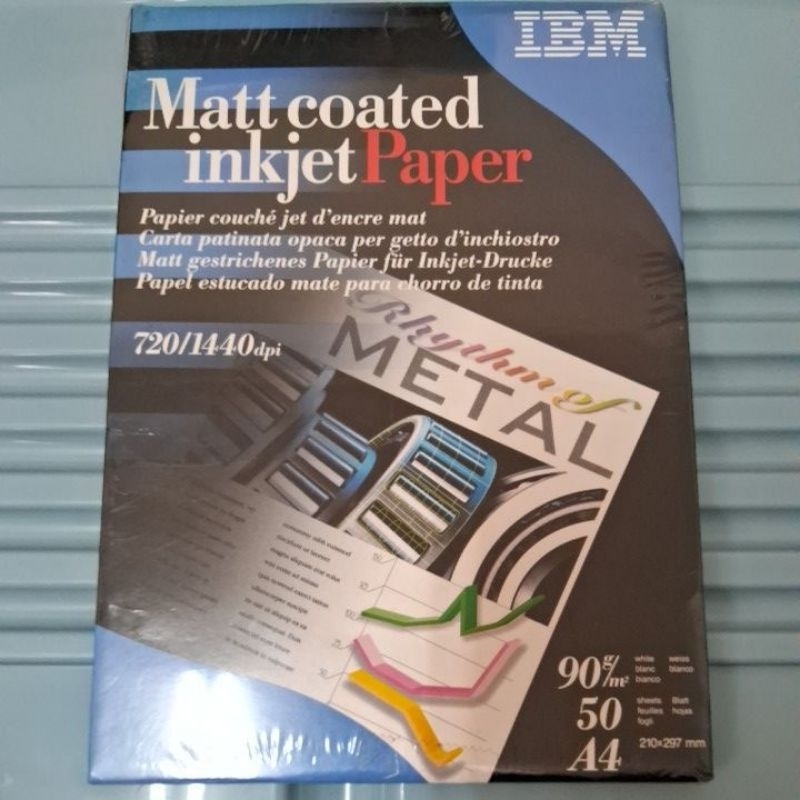 IBM paper 影印紙 A4 90磅 80張