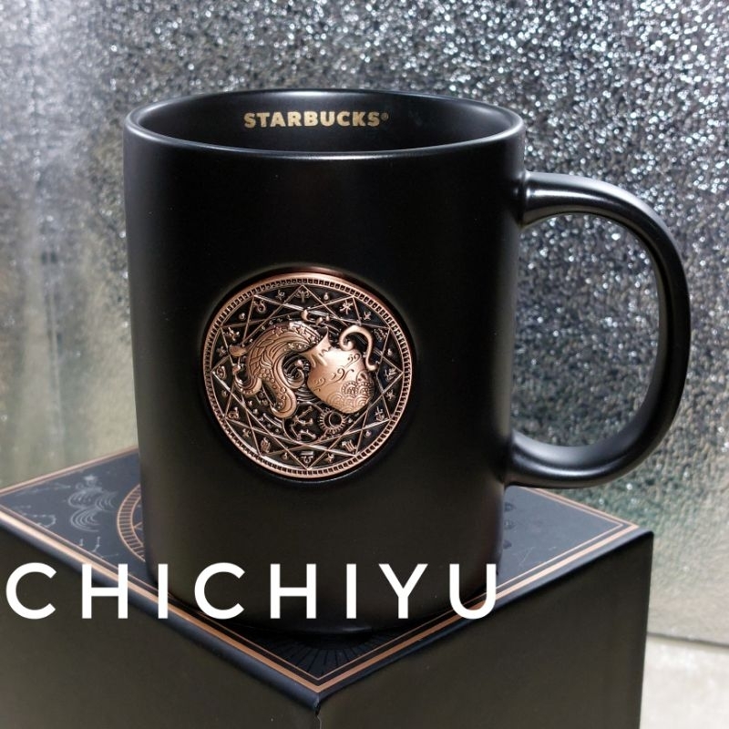 現貨 星巴克 starbucks 鐫刻水瓶星座馬克杯 水瓶座 星座杯