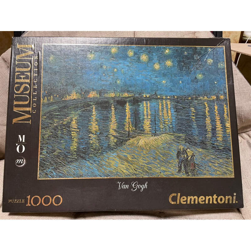 拼圖-星夜/梵谷/梵高 1000片 Clementoni