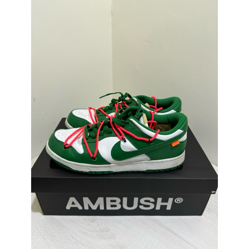 Nike Off-White dunk low green 白綠 US10.5