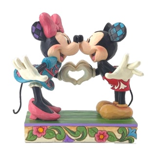 Enesco精品雕塑 Disney 迪士尼 米奇和米妮愛的象徵居家擺飾 EN38216