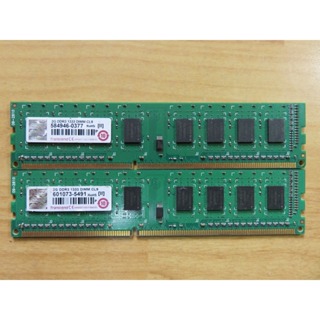 D.桌上型電腦記憶體-Transcend 創見 DDR3 1333 2GB* 2共4G 不分售 雙通道 直購價80