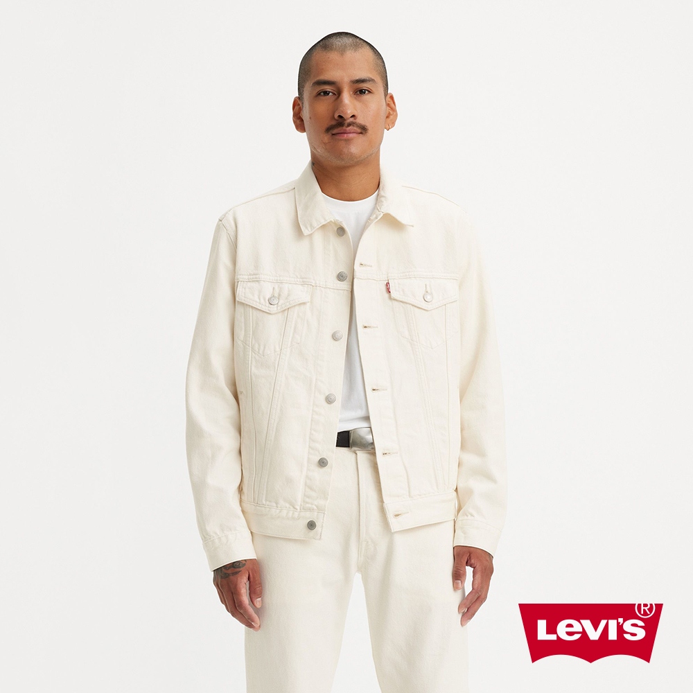 Levis  牛仔外套 / TYPE3經典版型 / 牛奶白 男款 72334-0433 熱賣單品