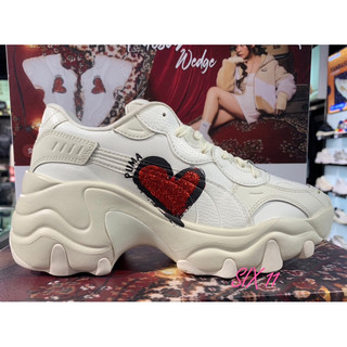 SIX PUMA Pulsar Wedge Wn‘s CN Heart 流行休閒鞋 米色❤️愛心 398674-01