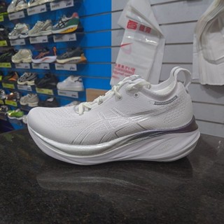 ASICS GEL-NIMBUS 26 PLATINUM 女款 正常楦 緩衝型 慢跑鞋 1012B720-100 白金