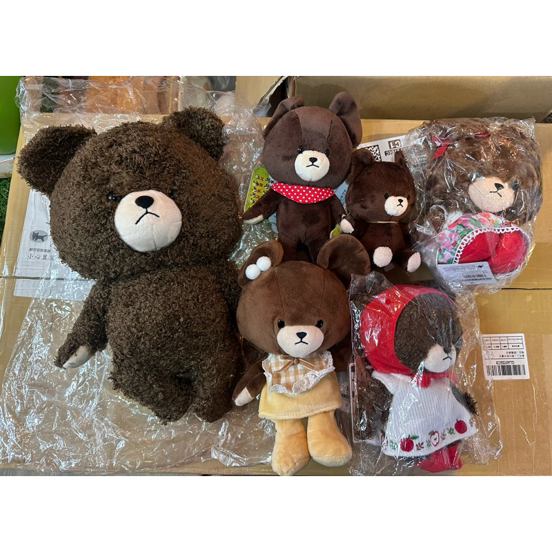 日本 小熊學校 JACKI 傑琪 毛茸茸 娃娃 毛絨絨 玩偶 上學熊