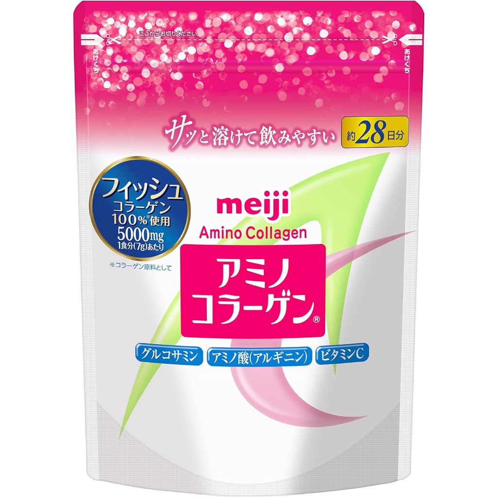 日本直送 Meiji 明治膠原蛋白粉標準版28日份袋裝196g(膠原蛋白)