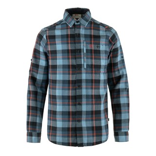 (男) 【北極狐Fjallraven】Fjällglim Shirt M 長袖保暖襯衫 -靛藍/離明藍 81380-53