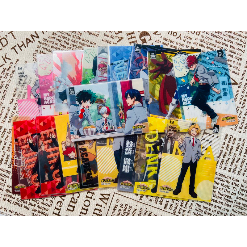 一組出清 我的英雄學院 透卡 小卡 收藏卡 爆豪 綠谷出久  轟焦凍 切島 麗日 上鳴電氣 死柄木 波動 天喰環 蛙吹