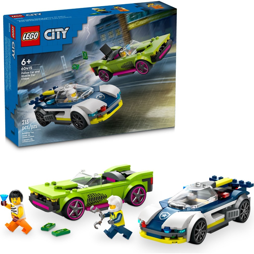 LEGO 樂高 60415 警車和肌肉車追逐戰