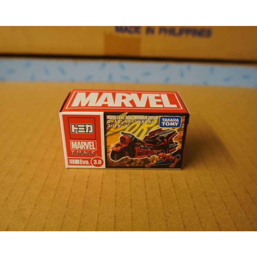 全新 Tomica MARVEL 蜘蛛人 摩托車 多美 TAKARA TOMY 模型車 合金車