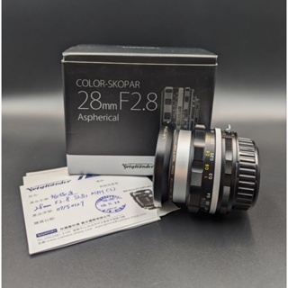 福倫達Voigtlander 28/F2.8 SLII S Silver Rim (Nikon F)